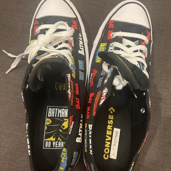 Converse Batman Chuck Taylor 80th Anniversary-All-Star Oxford- Size 11 - Picture 11 of 11